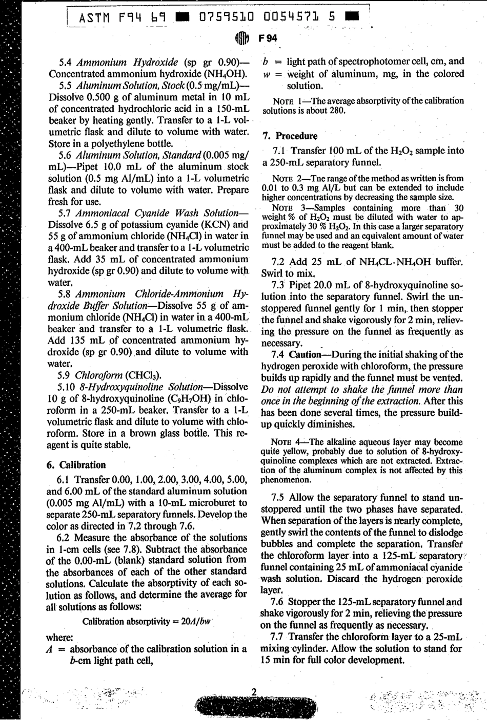 ASTM F94 - 69 (1984)e1 scan.pdf_第2页