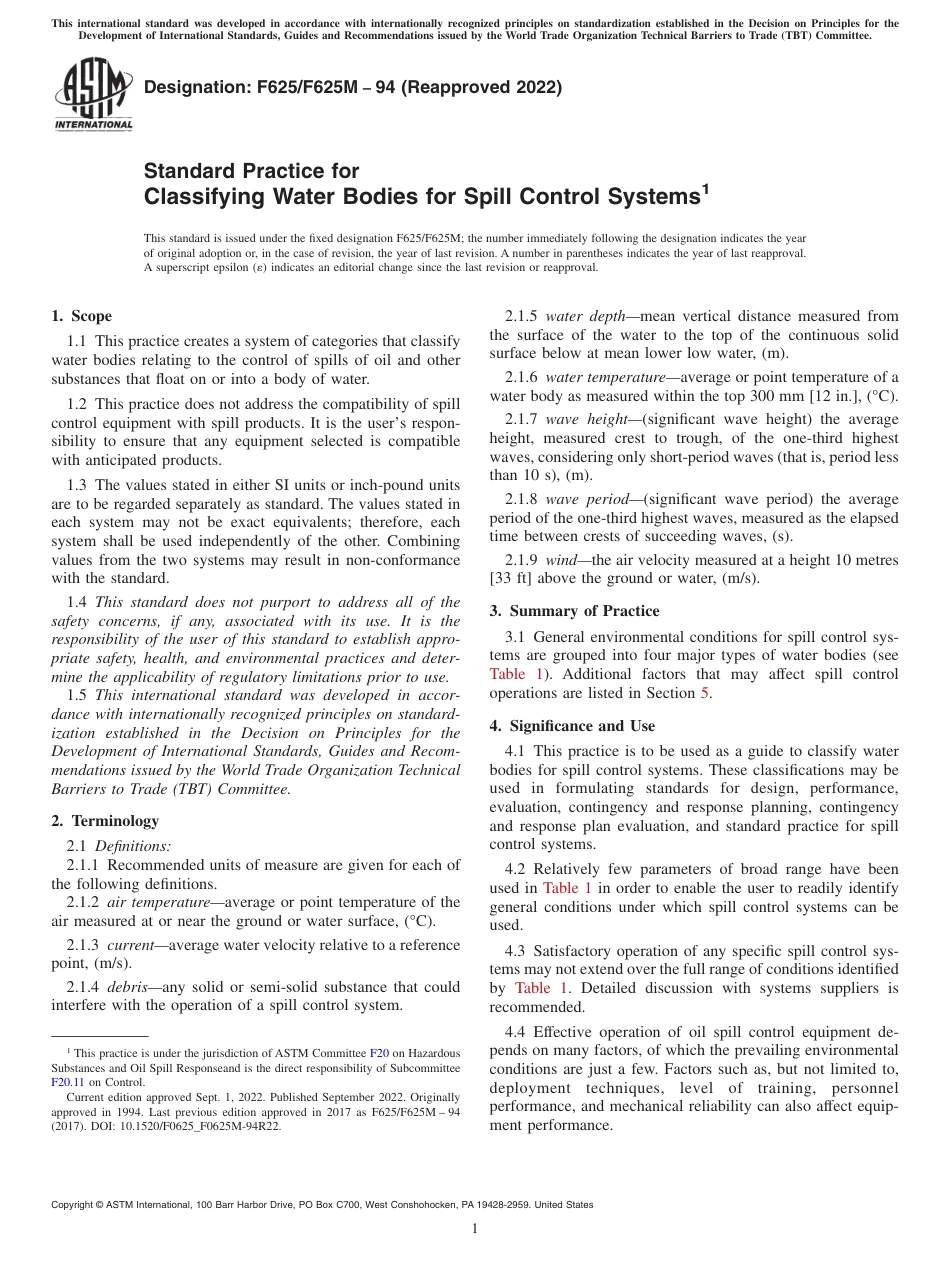 ASTM F625 - F 625M - 94 (2022).pdf_第1页