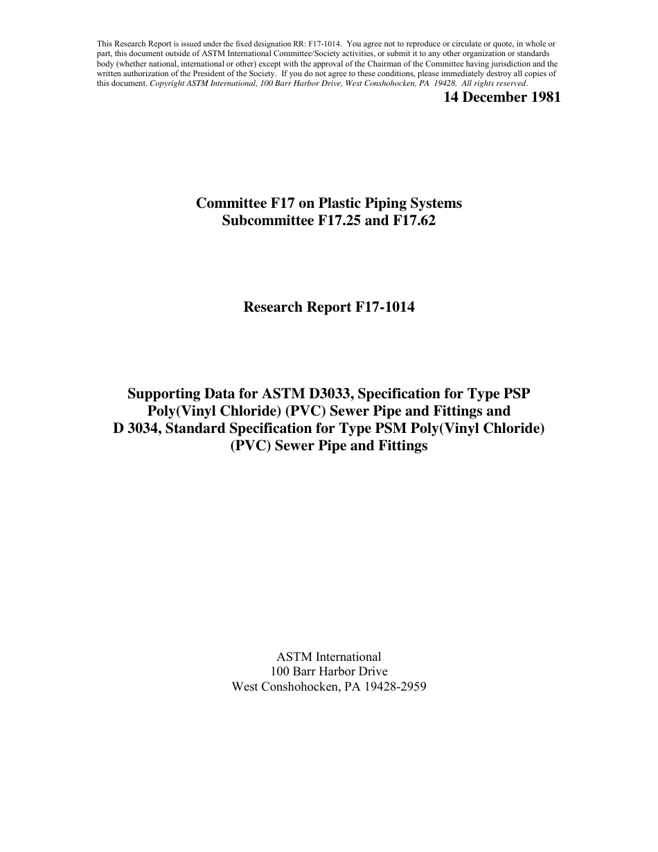 ASTM RR-F17-1014 1981.pdf_第1页
