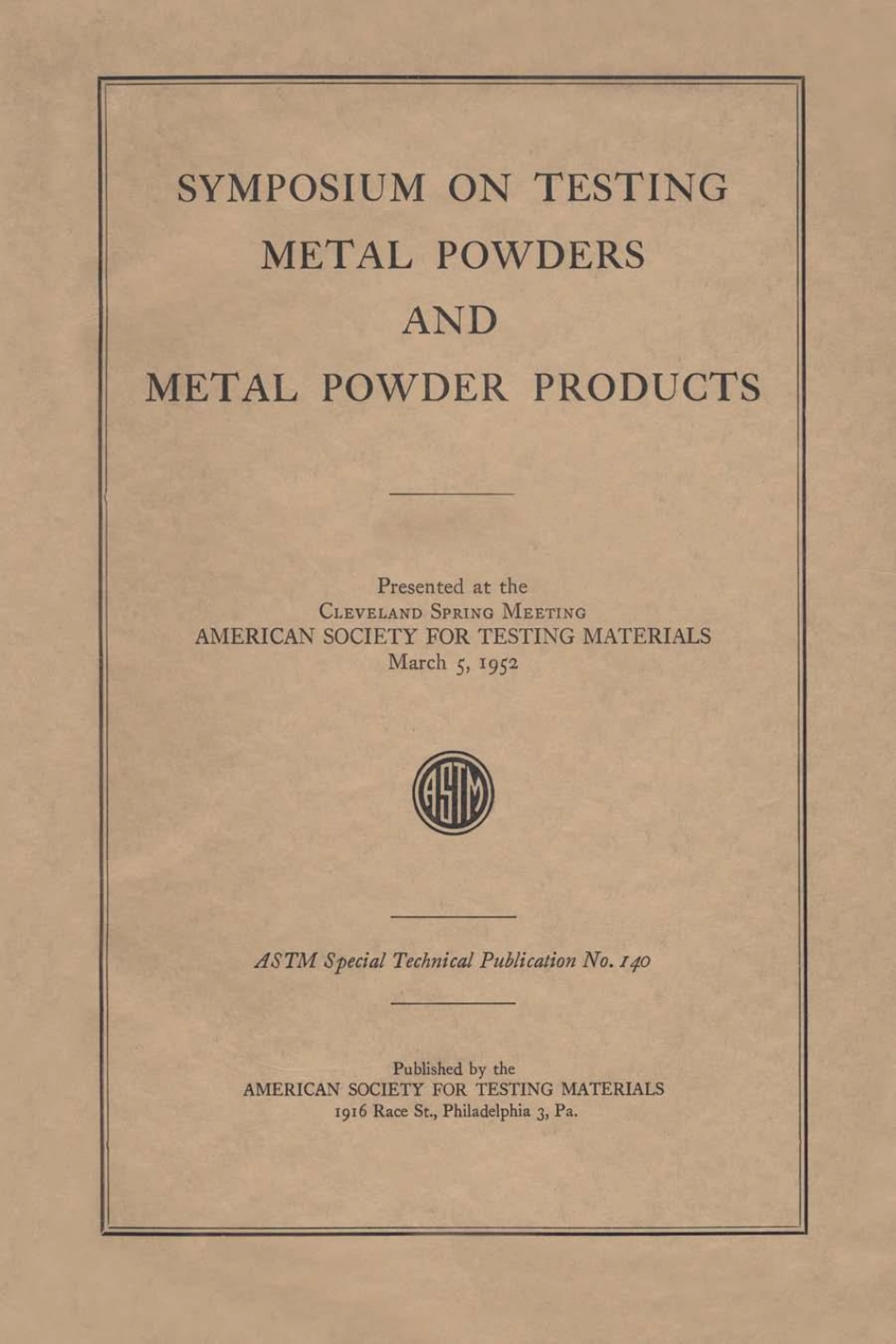 ASTM STP 140-1953.pdf_第1页