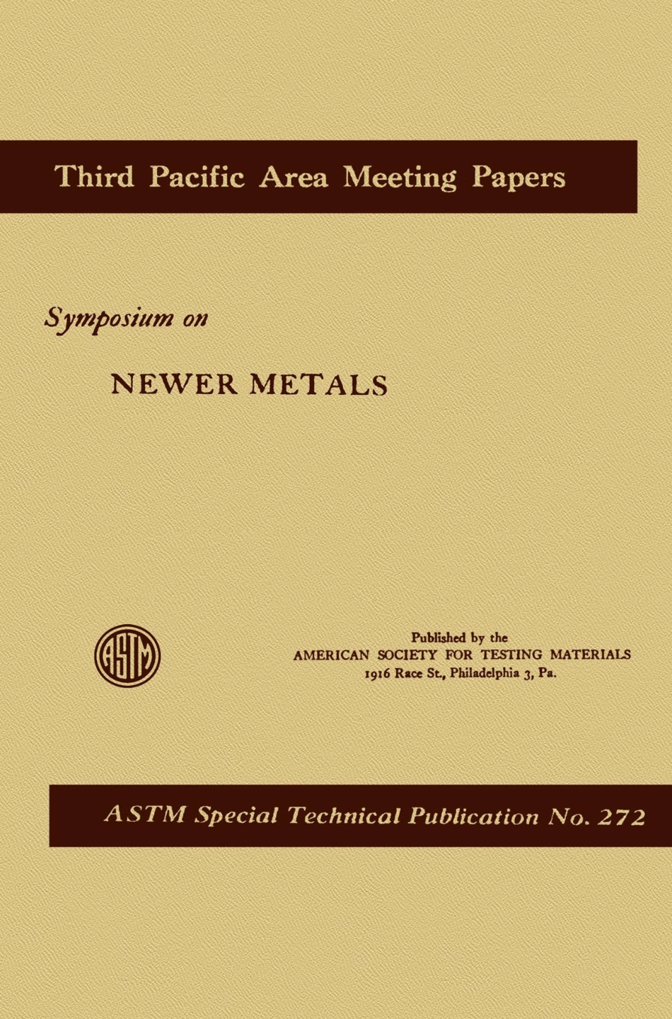 ASTM STP 272-1960.pdf_第1页