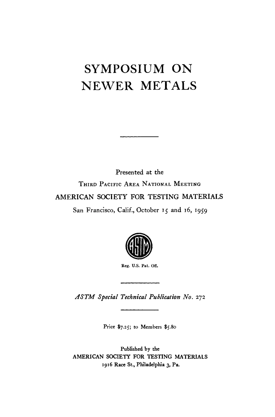 ASTM STP 272-1960.pdf_第2页