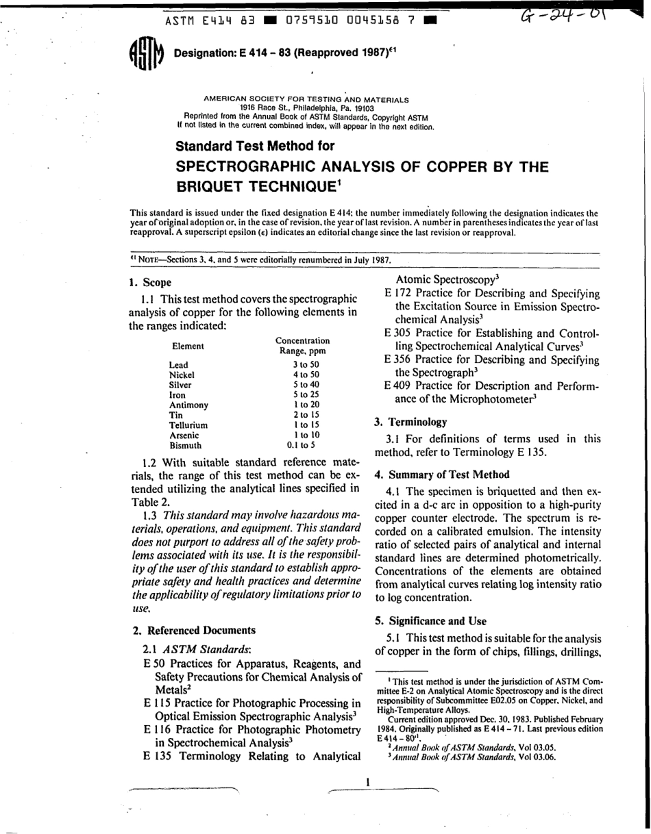 ASTM E414 - 83 (1987)e1 scan.pdf_第1页