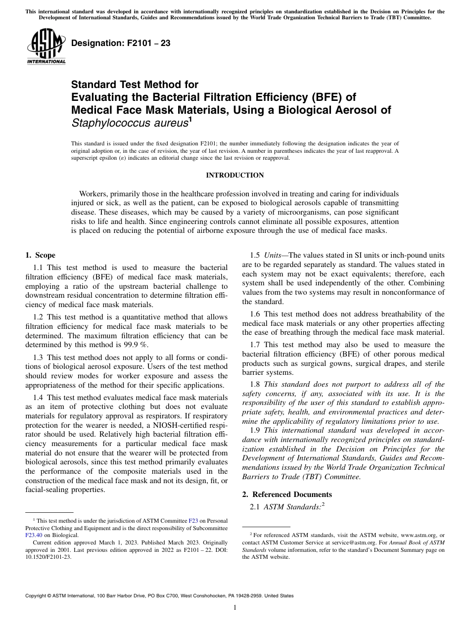 ASTM F2101 - 23.pdf_第1页
