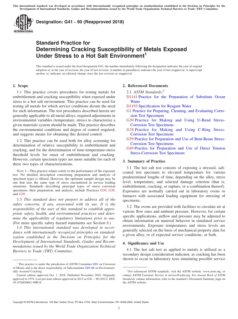 ASTM G41 - 90 (2018).pdf_第1页