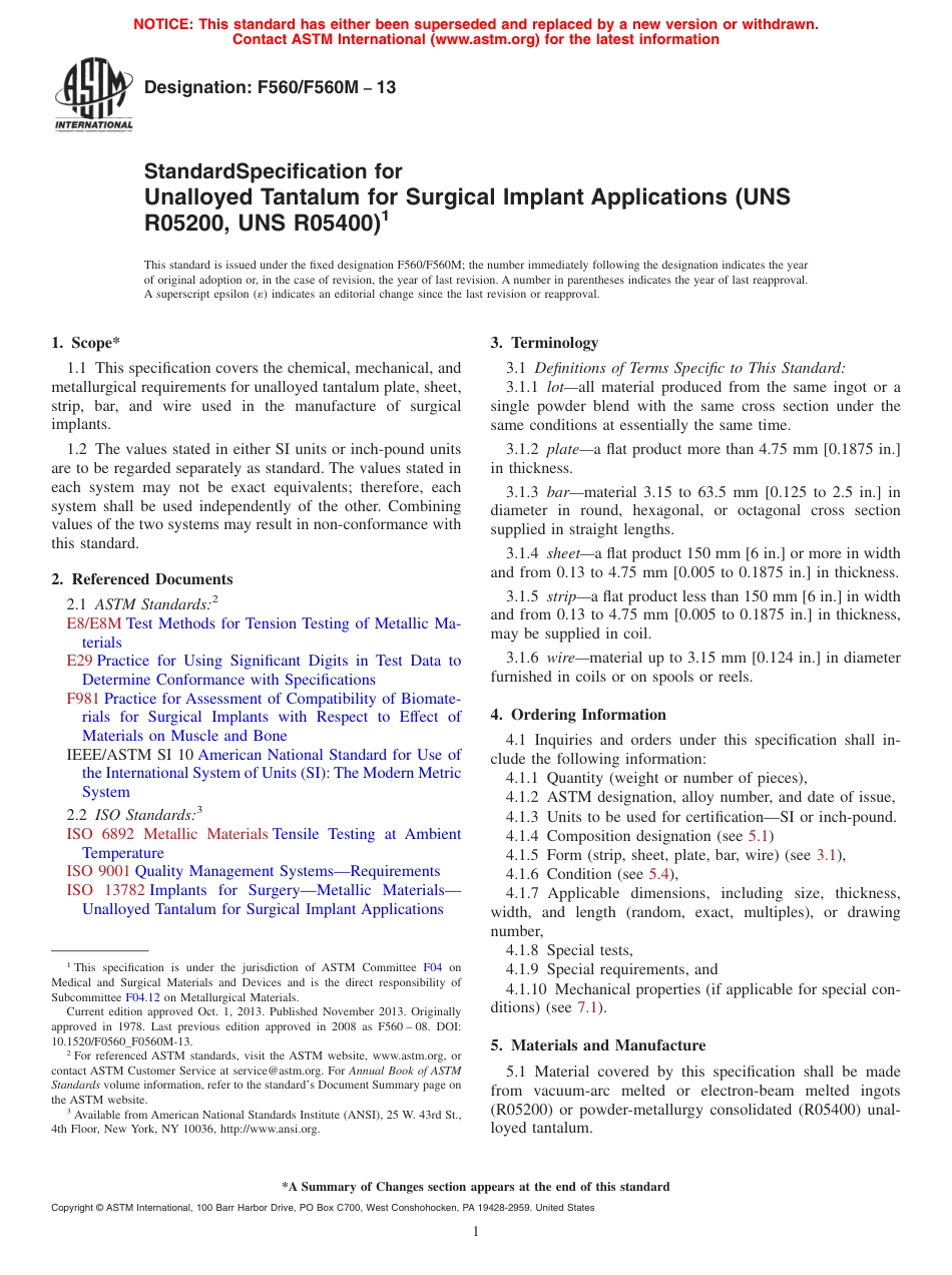 ASTM F560 - F 560M - 13.pdf_第1页