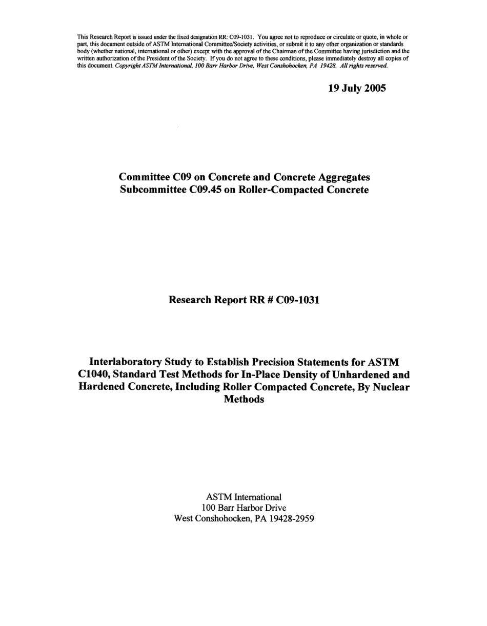 ASTM RR-C09-1031 2005.pdf_第1页