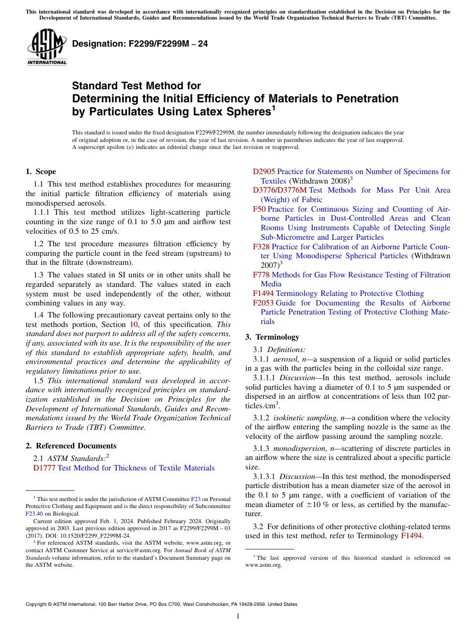 ASTM F2299 - F 2299M - 24.pdf_第1页