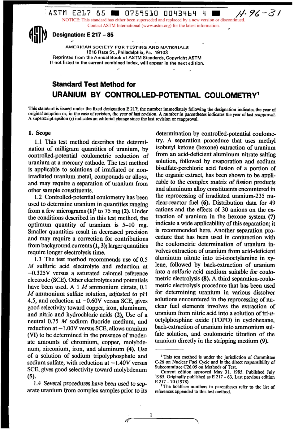 ASTM E217 - 85.pdf_第1页