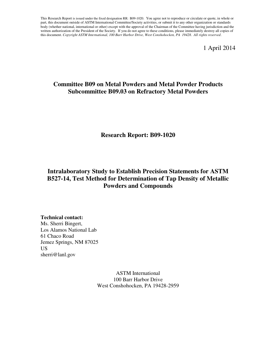 ASTM RR-B09-1020 2014.pdf_第1页