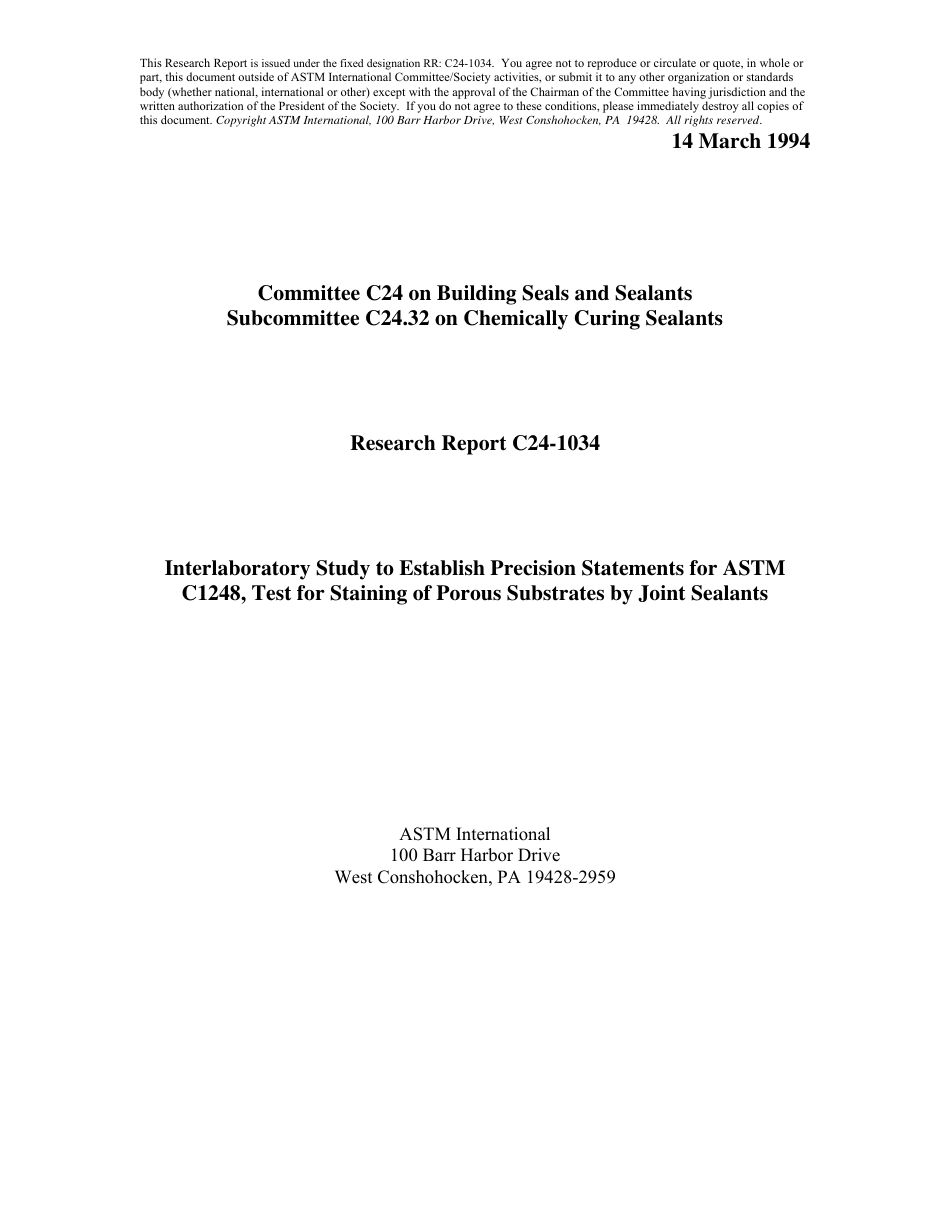 ASTM RR-C24-1034 1994.pdf_第1页