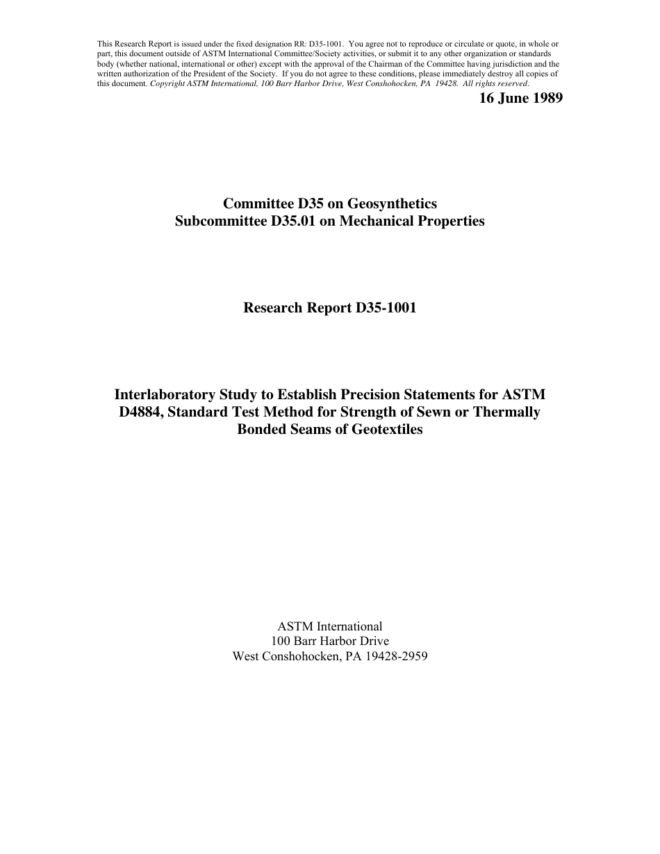 ASTM RR-D35-1001 1985.pdf_第1页