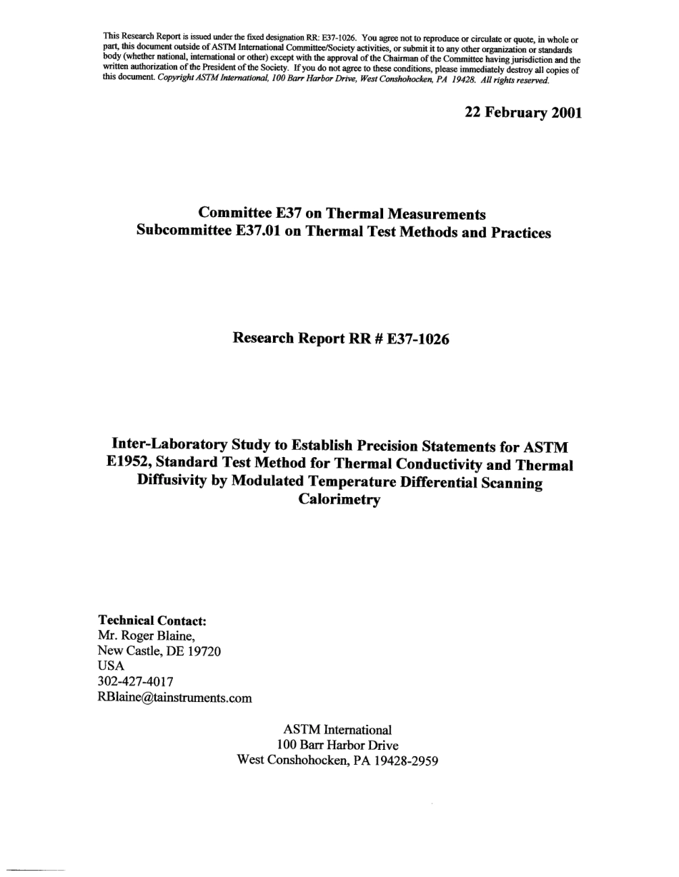 ASTM RR-E37-1026 2001.pdf_第1页