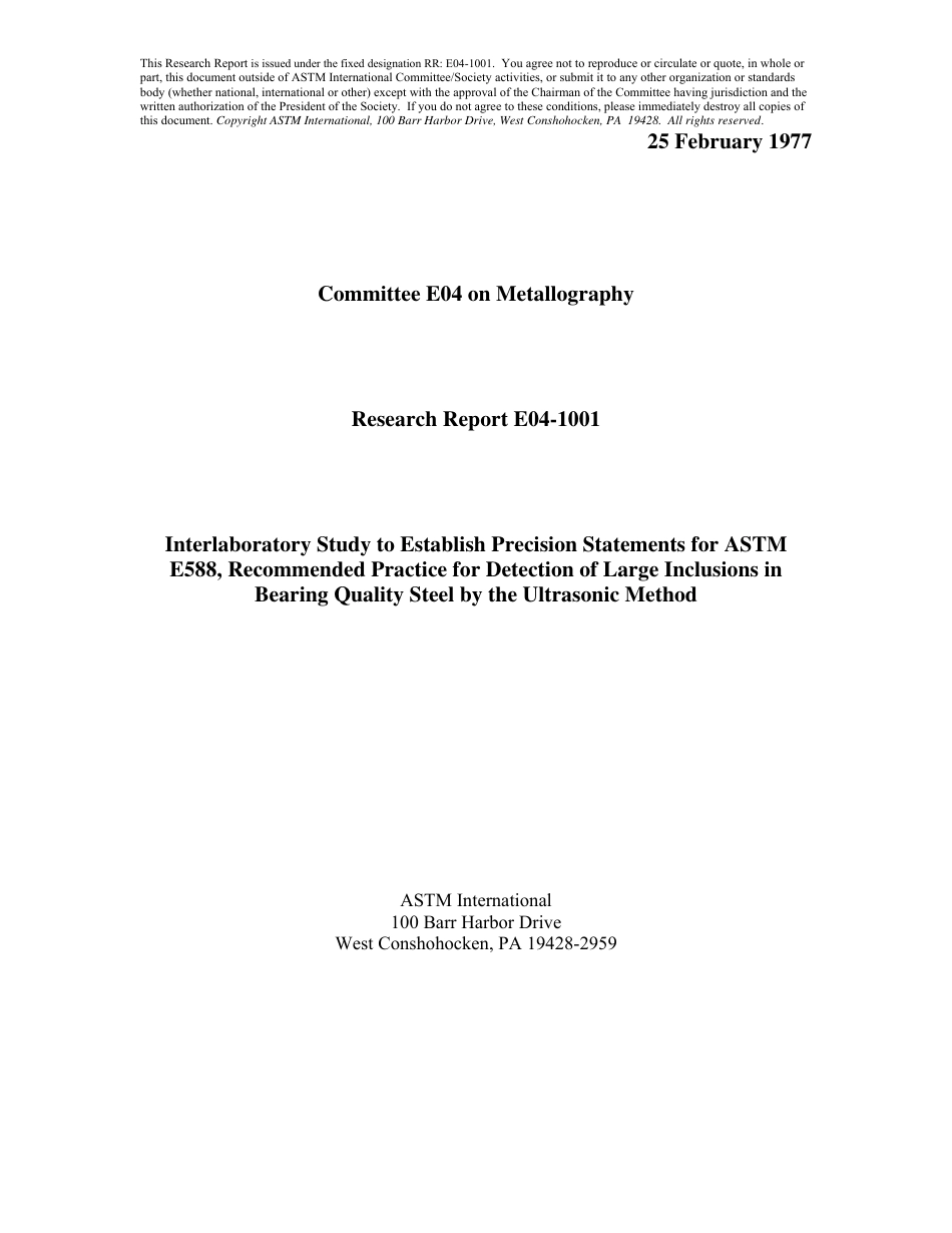 ASTM RR-E04-1001 1977.pdf_第1页