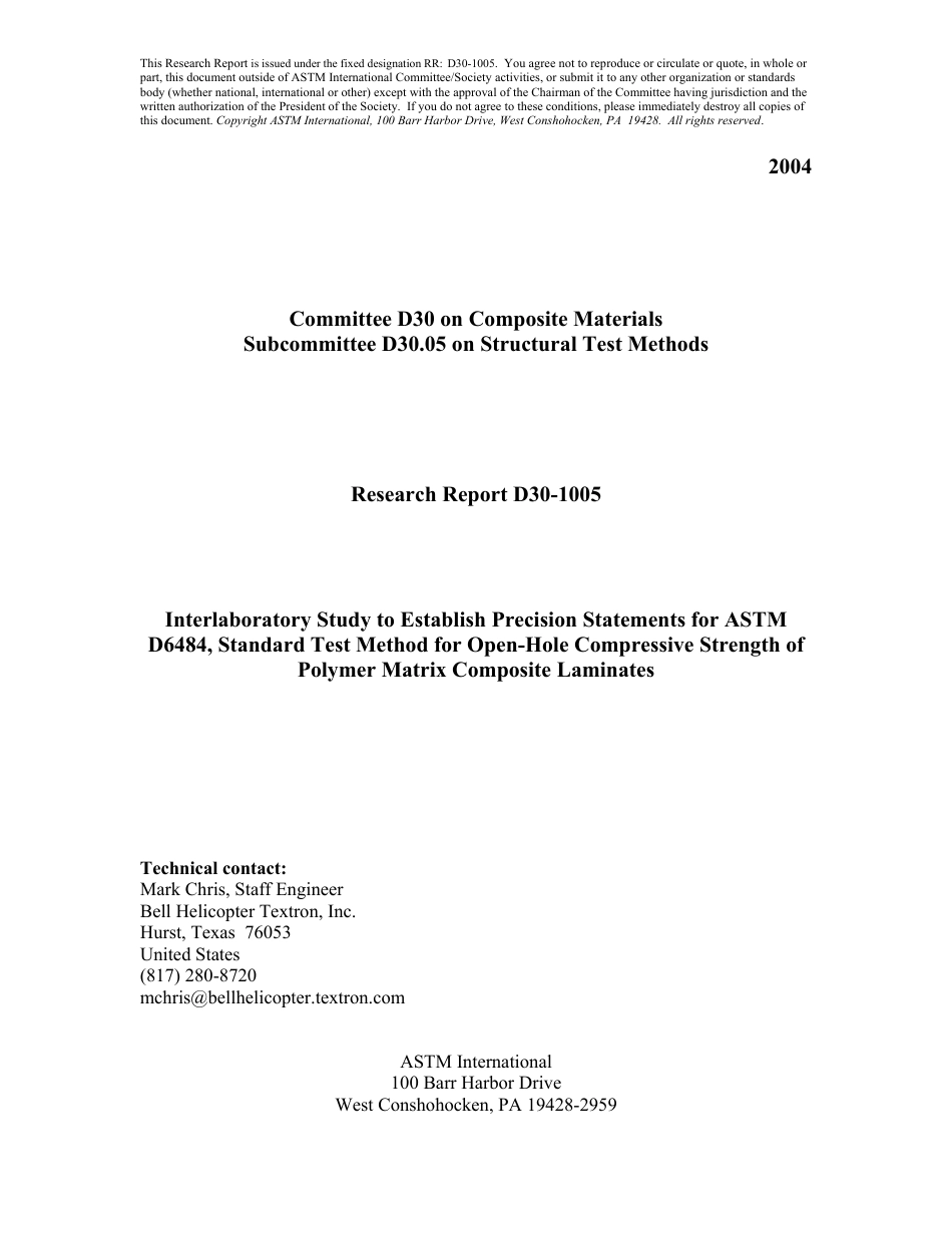 ASTM RR-D30-1005 2004.pdf_第1页