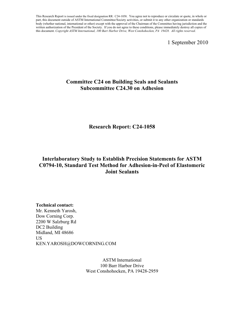 ASTM RR-C24-1058 2010.pdf_第1页