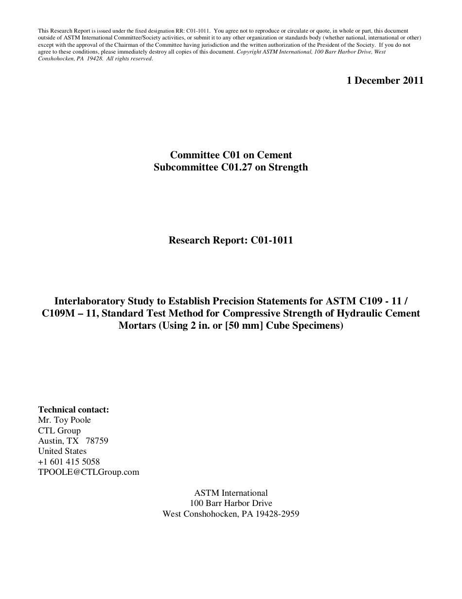 ASTM RR-C01-1011 2011.pdf_第1页