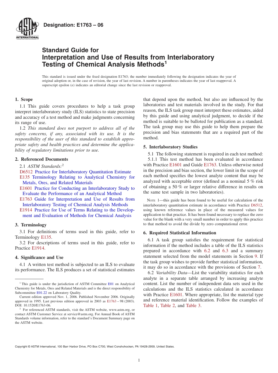 ASTM E1763 - 06.pdf_第1页