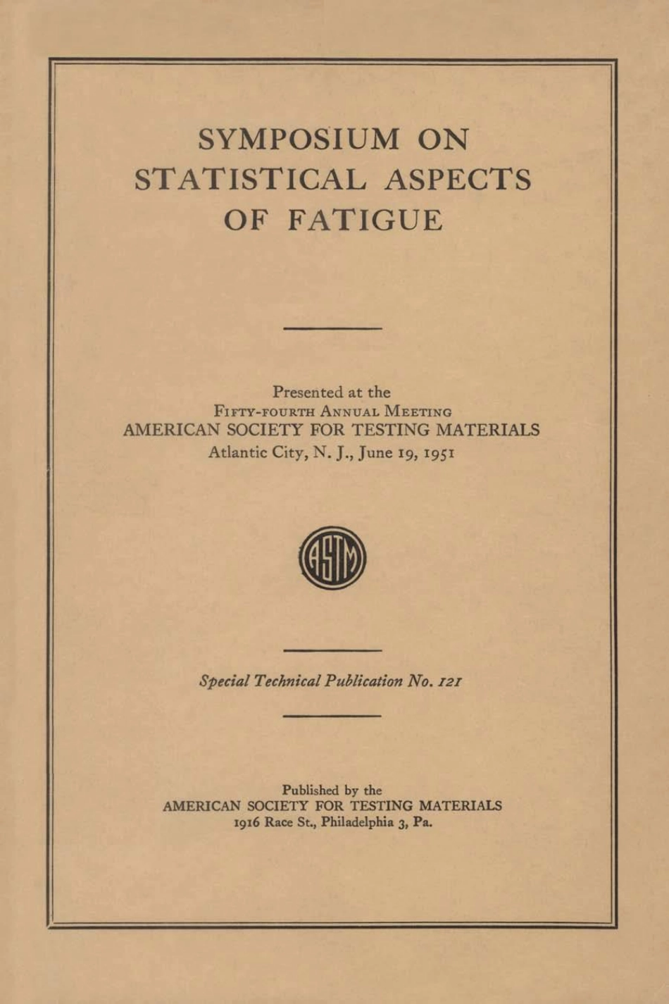 ASTM STP 121-1952.pdf_第1页