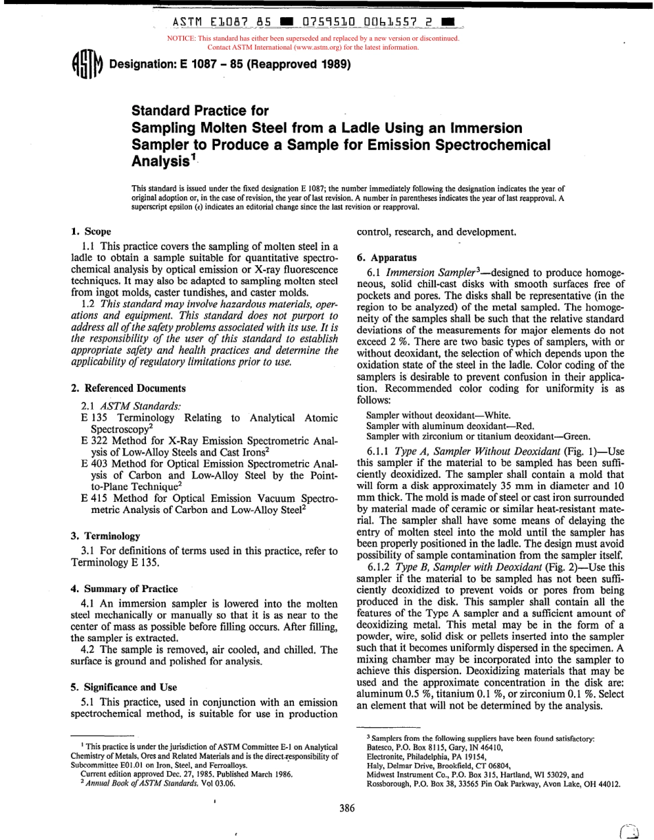 ASTM E1087 - 85 (1989) scan.pdf_第1页