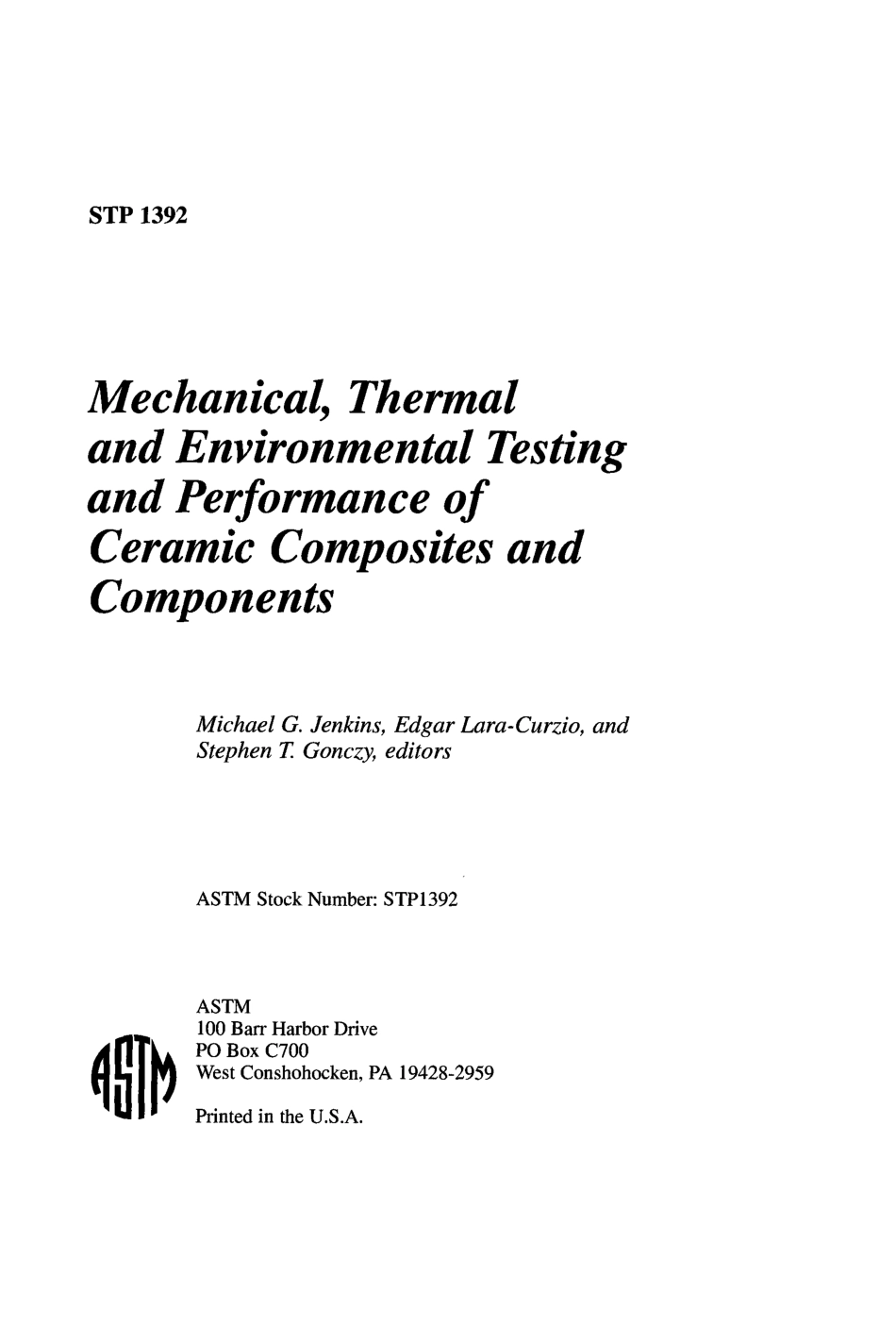 ASTM STP 1392-2000.pdf_第2页