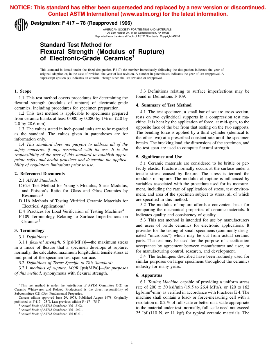 ASTM F417 - 78 (1996).pdf_第1页