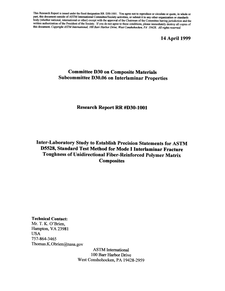 ASTM RR-D30-1001 1999.pdf_第1页