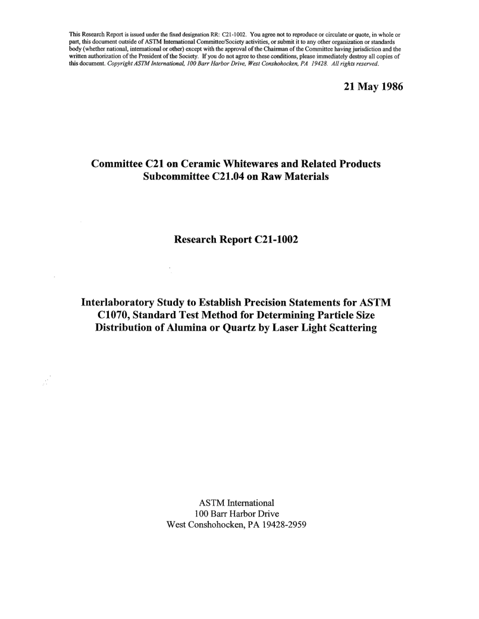 ASTM RR-C21-1002 1986.pdf_第1页