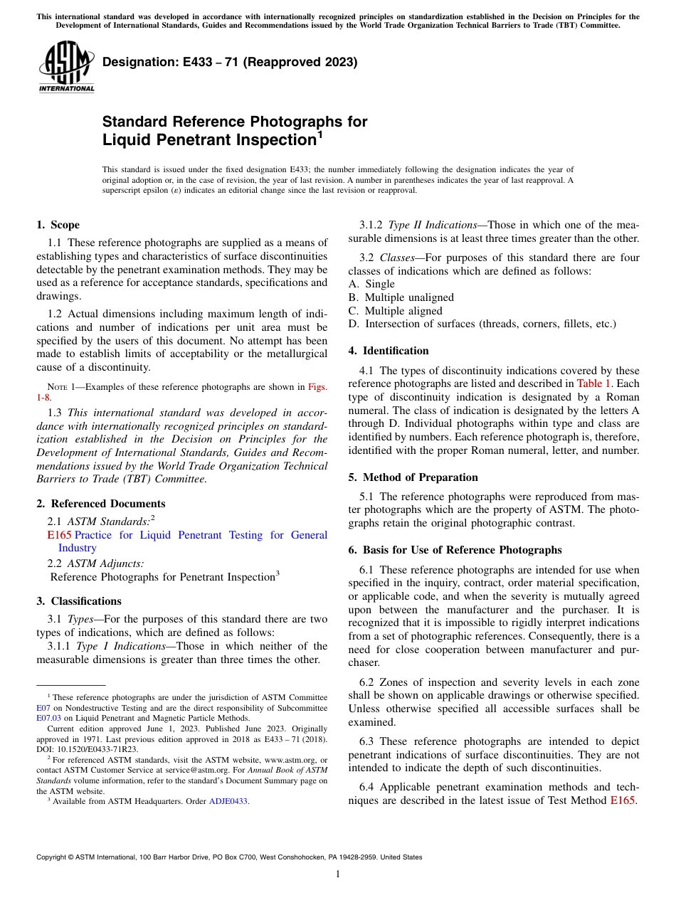 ASTM E433 - 71 (2023).pdf_第1页