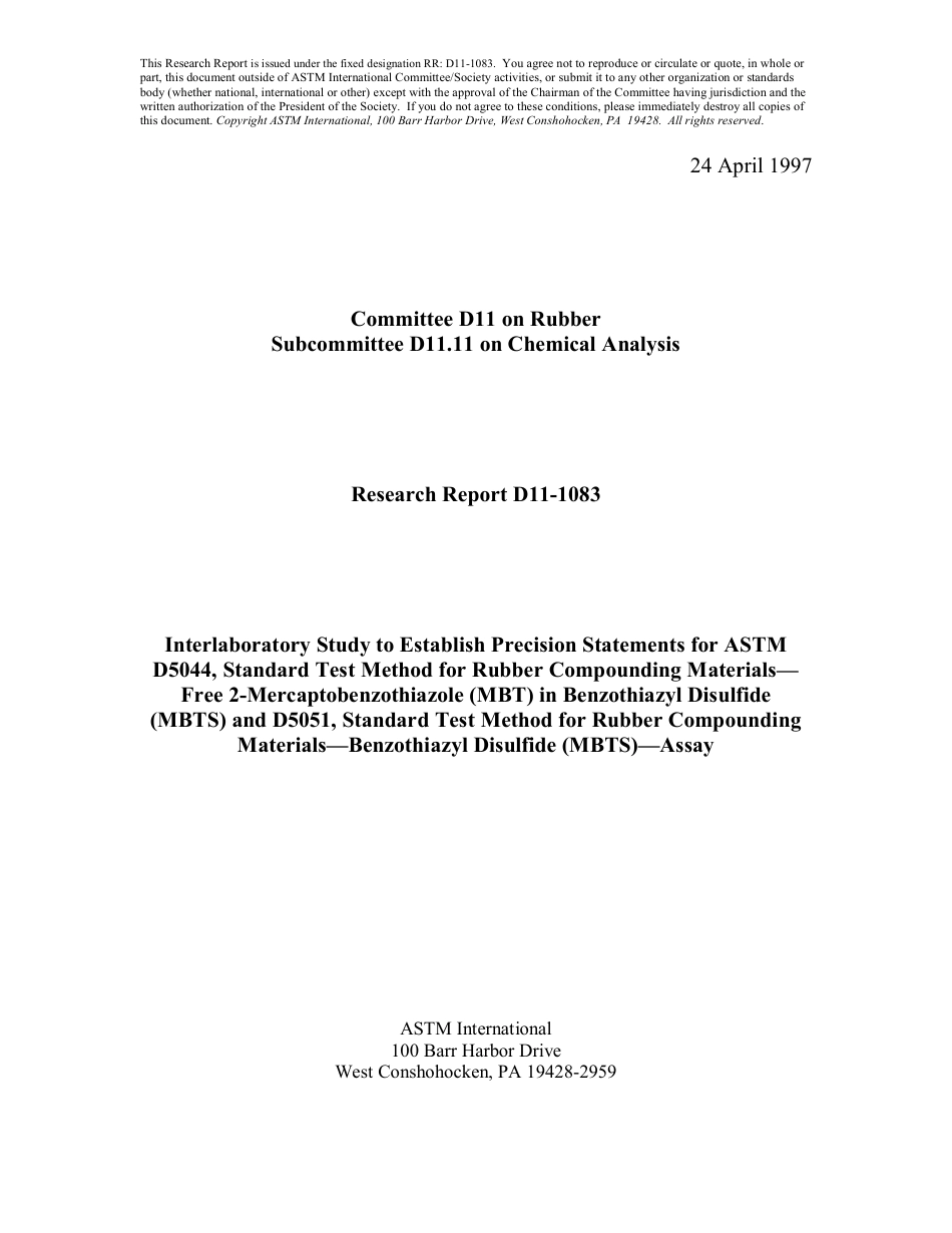 ASTM RR-D11-1083 1997.pdf_第1页