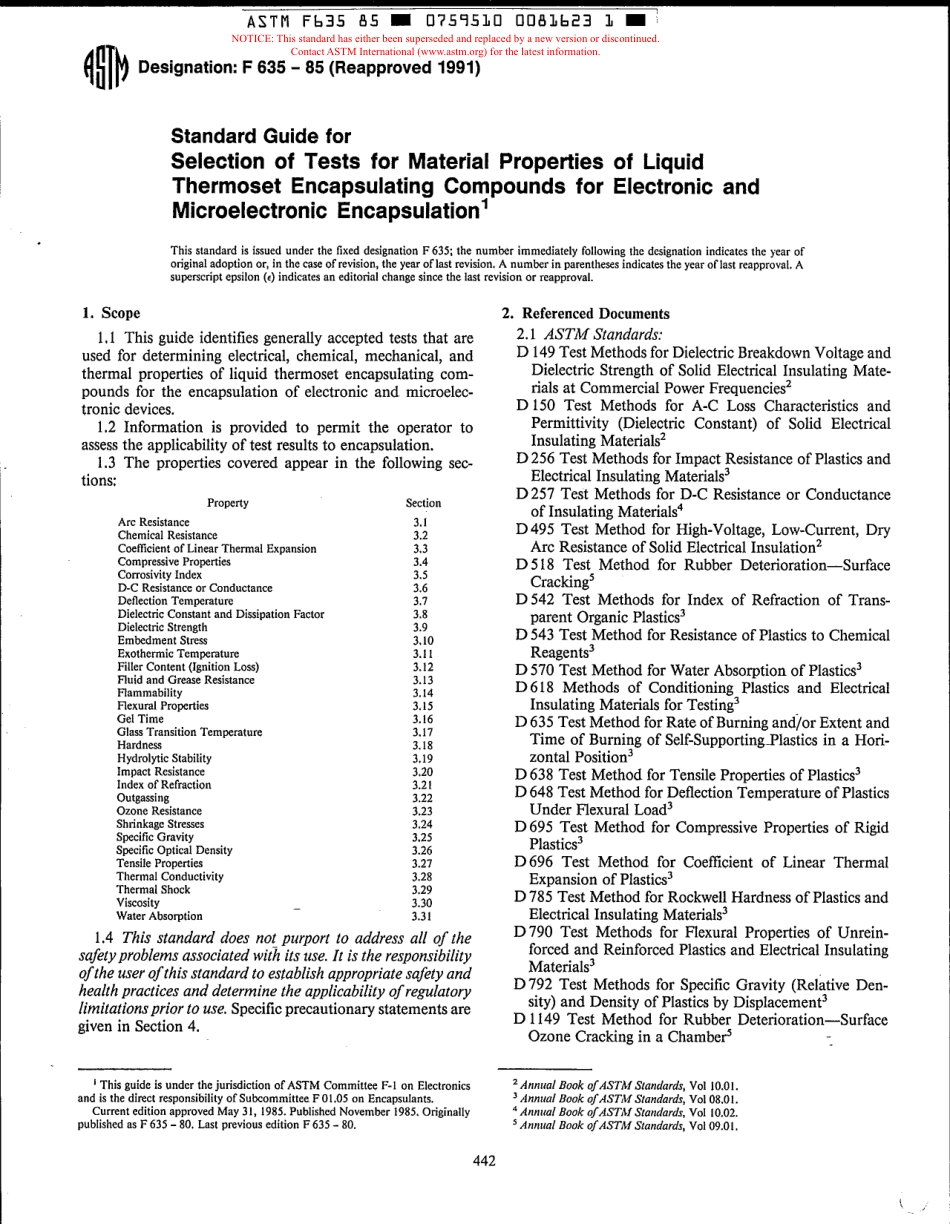 ASTM F635 - 85 (1991) scan.pdf_第1页