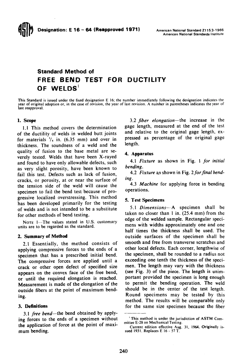 ASTM E16 - 64 (1971) scan.pdf_第1页