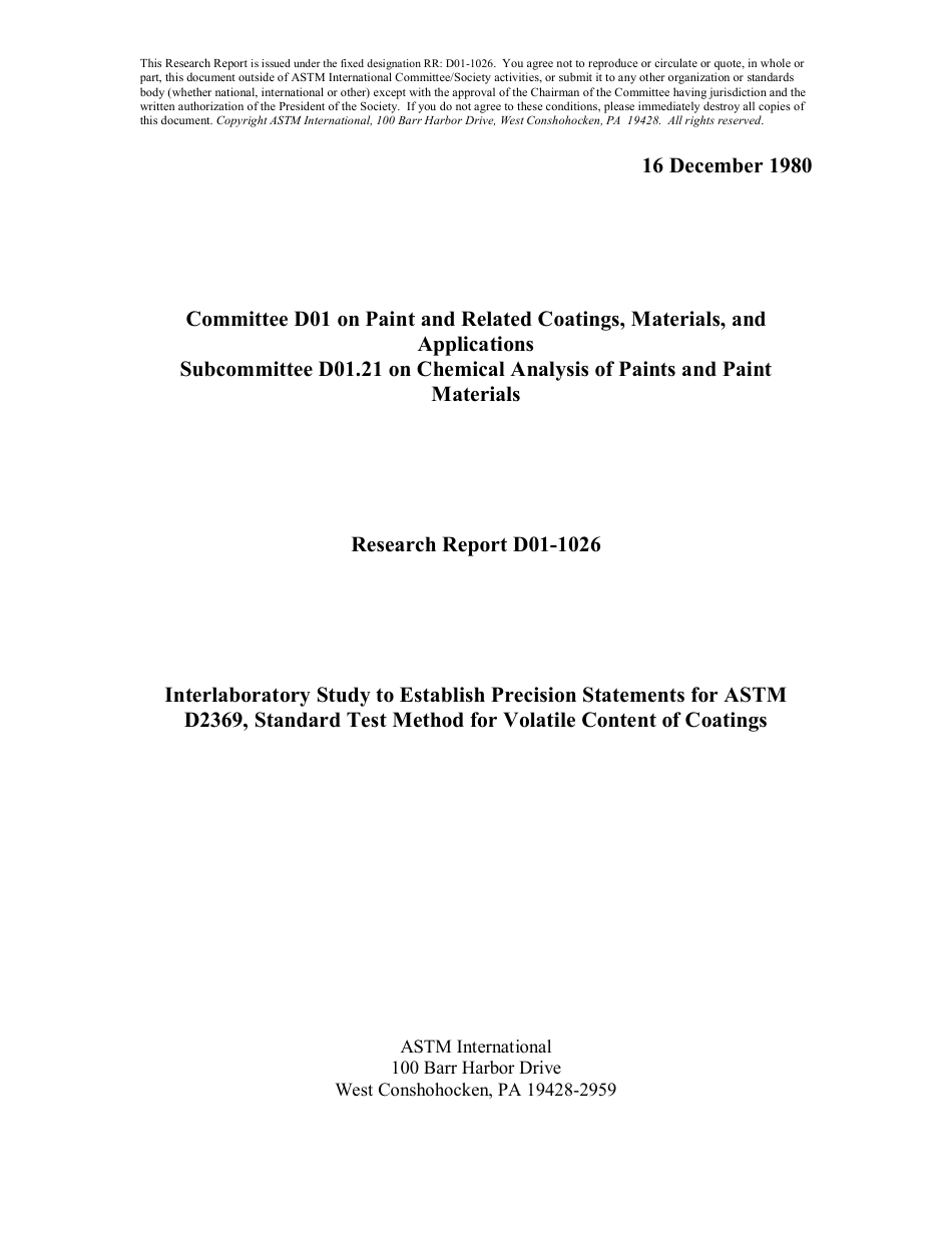 ASTM RR-D01-1026 1980.pdf_第1页