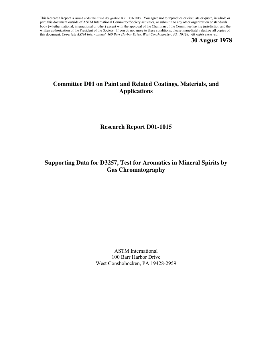 ASTM RR-D01-1015 1978.pdf_第1页