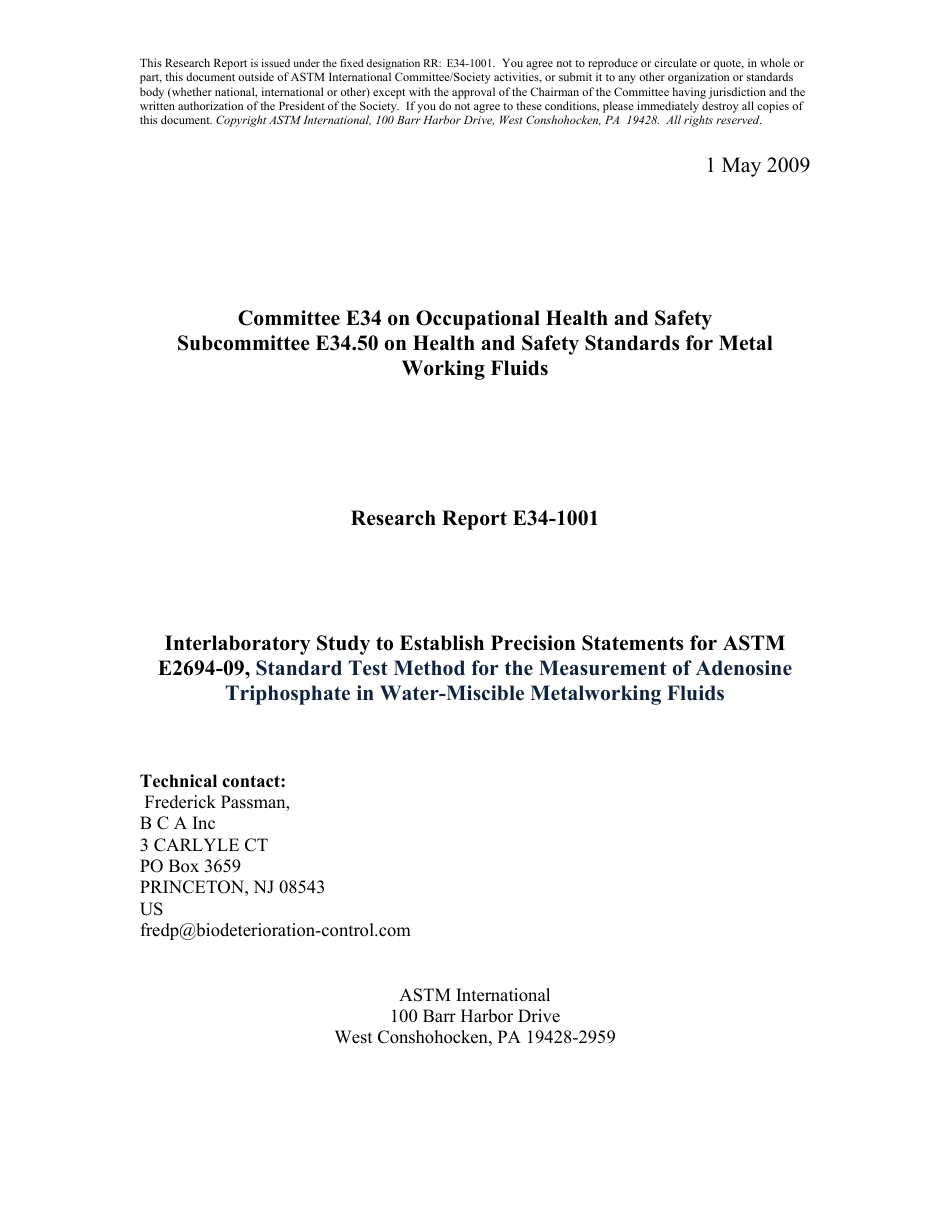 ASTM RR-E34-1001 2009.pdf_第1页