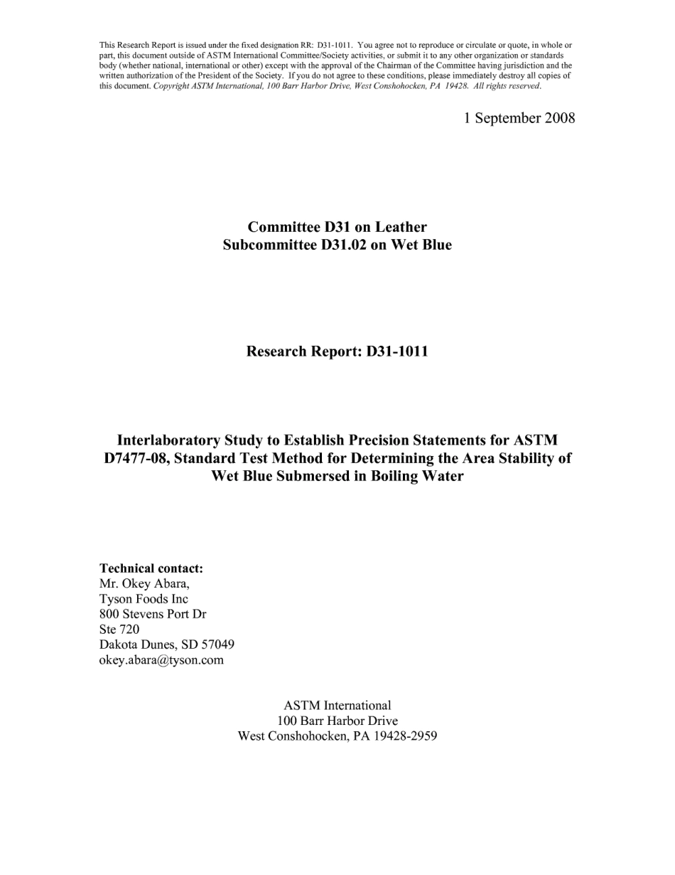 ASTM RR-D31-1011 2008.pdf_第1页
