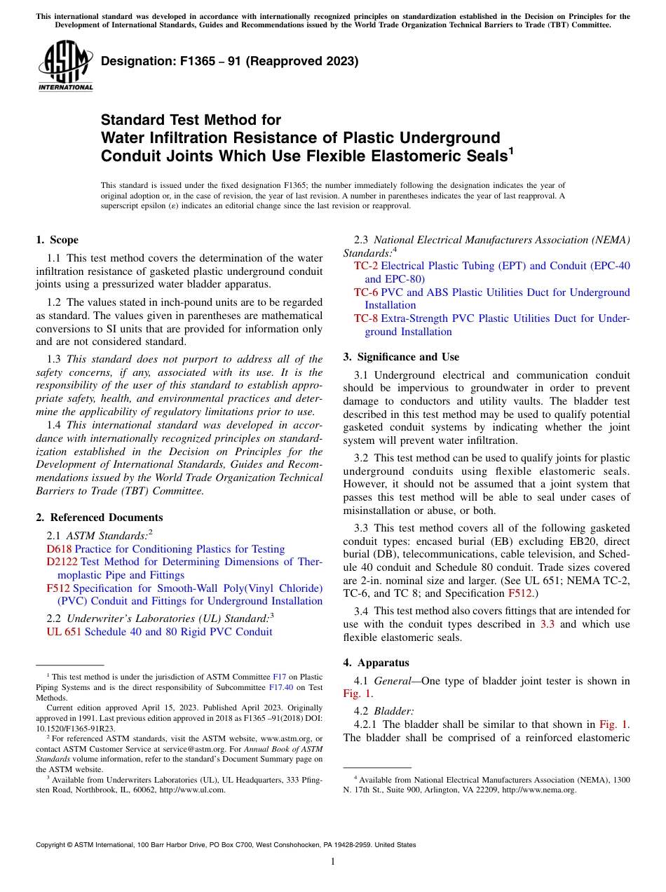 ASTM F1365 - 91 (2023).pdf_第1页