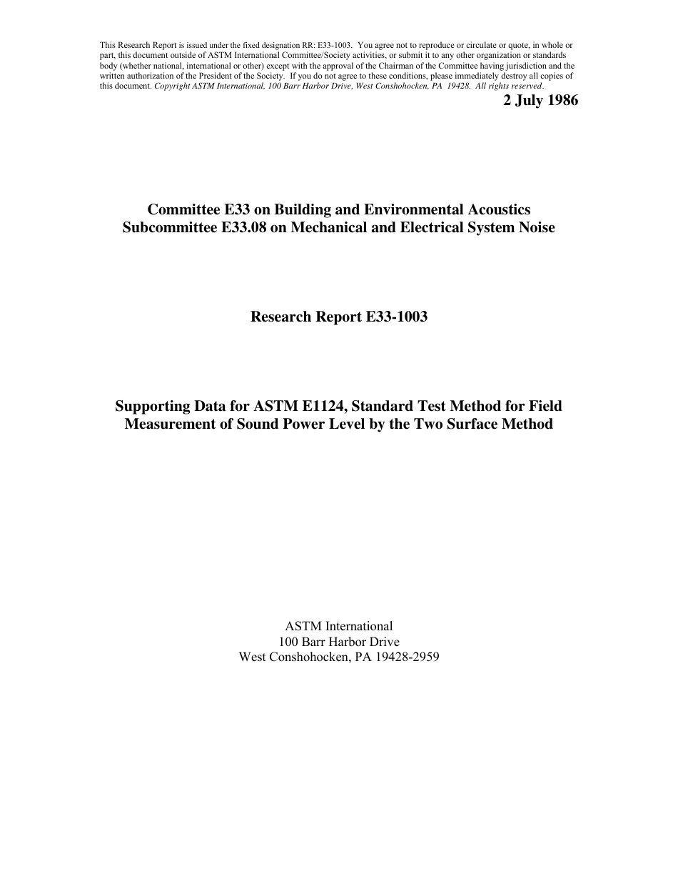 ASTM RR-E33-1003 1986.pdf_第1页