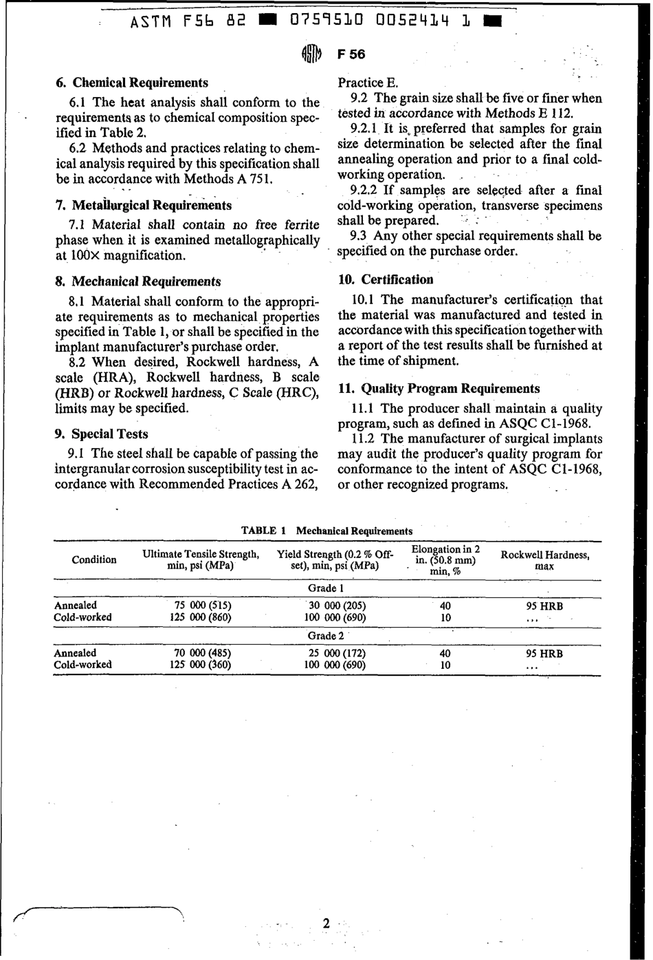 ASTM F56 - 82 scan.pdf_第2页
