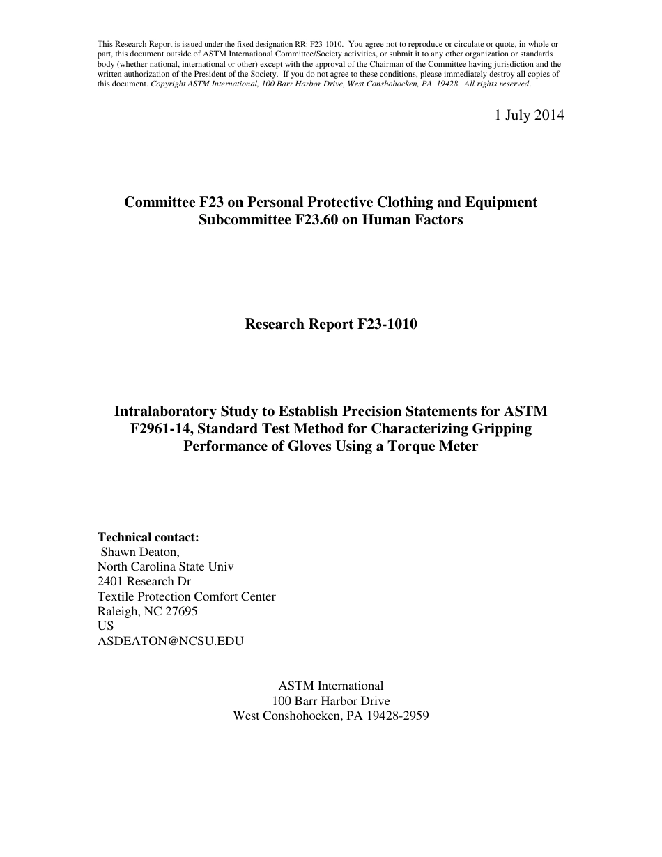 ASTM RR-F23-1010 2014.pdf_第1页