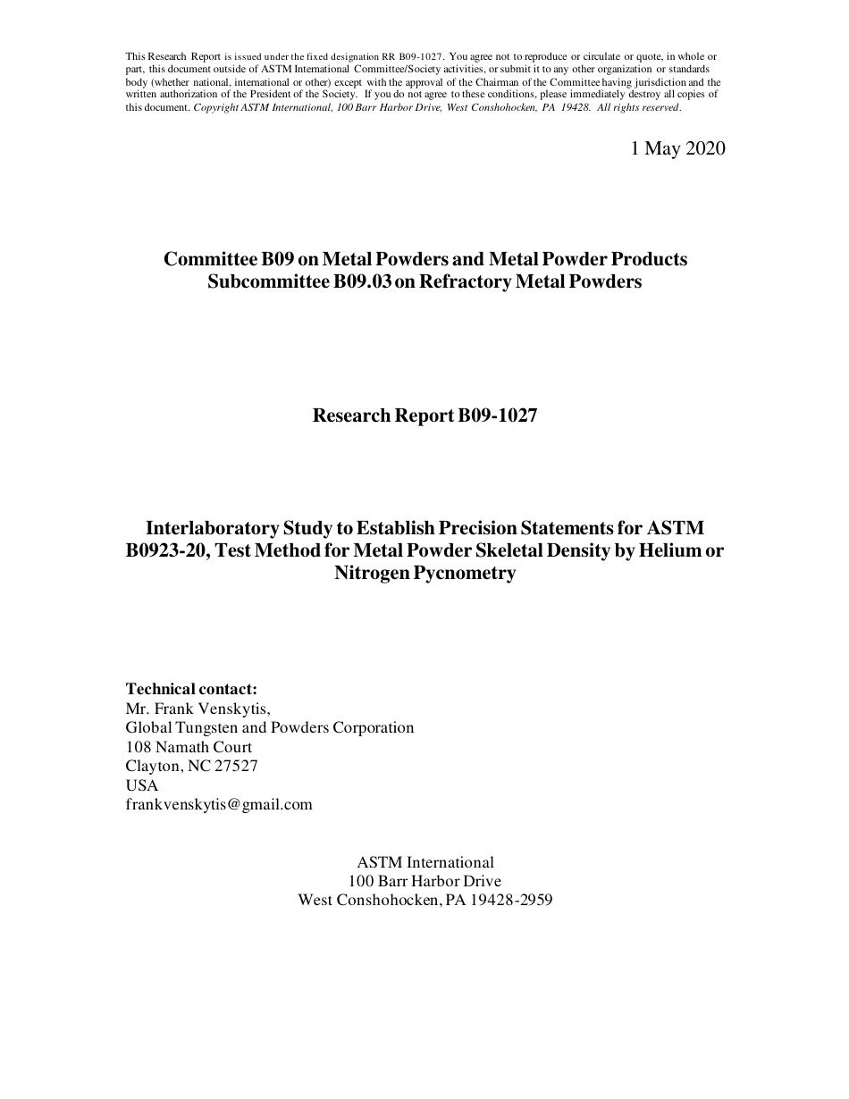 ASTM RR-B09-1027 2020.pdf_第1页