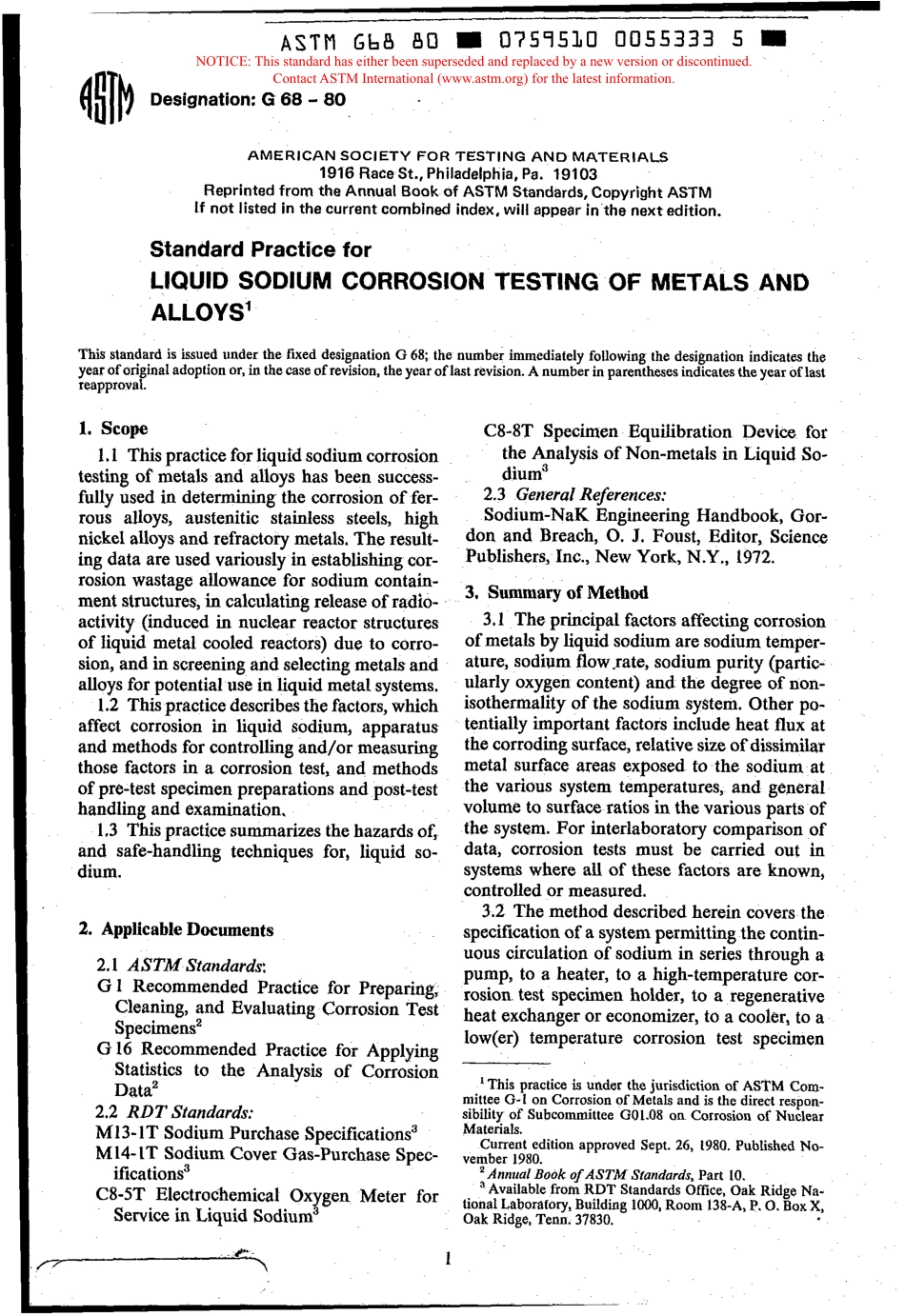 ASTM G68 - 80 scan.pdf_第1页