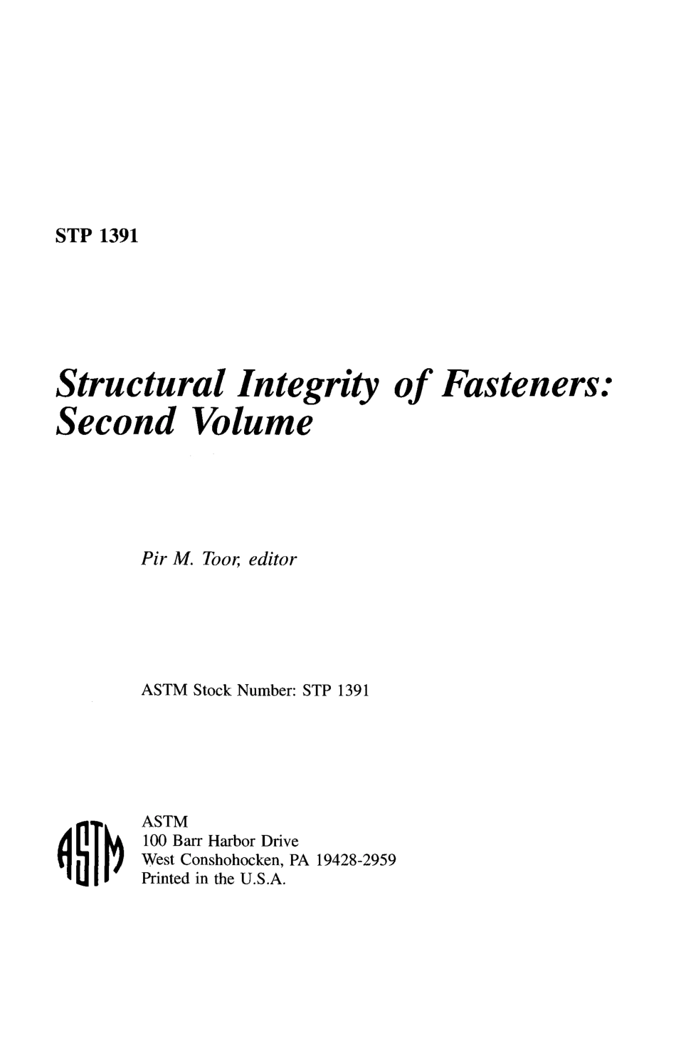 ASTM STP 1391-2000.pdf_第2页