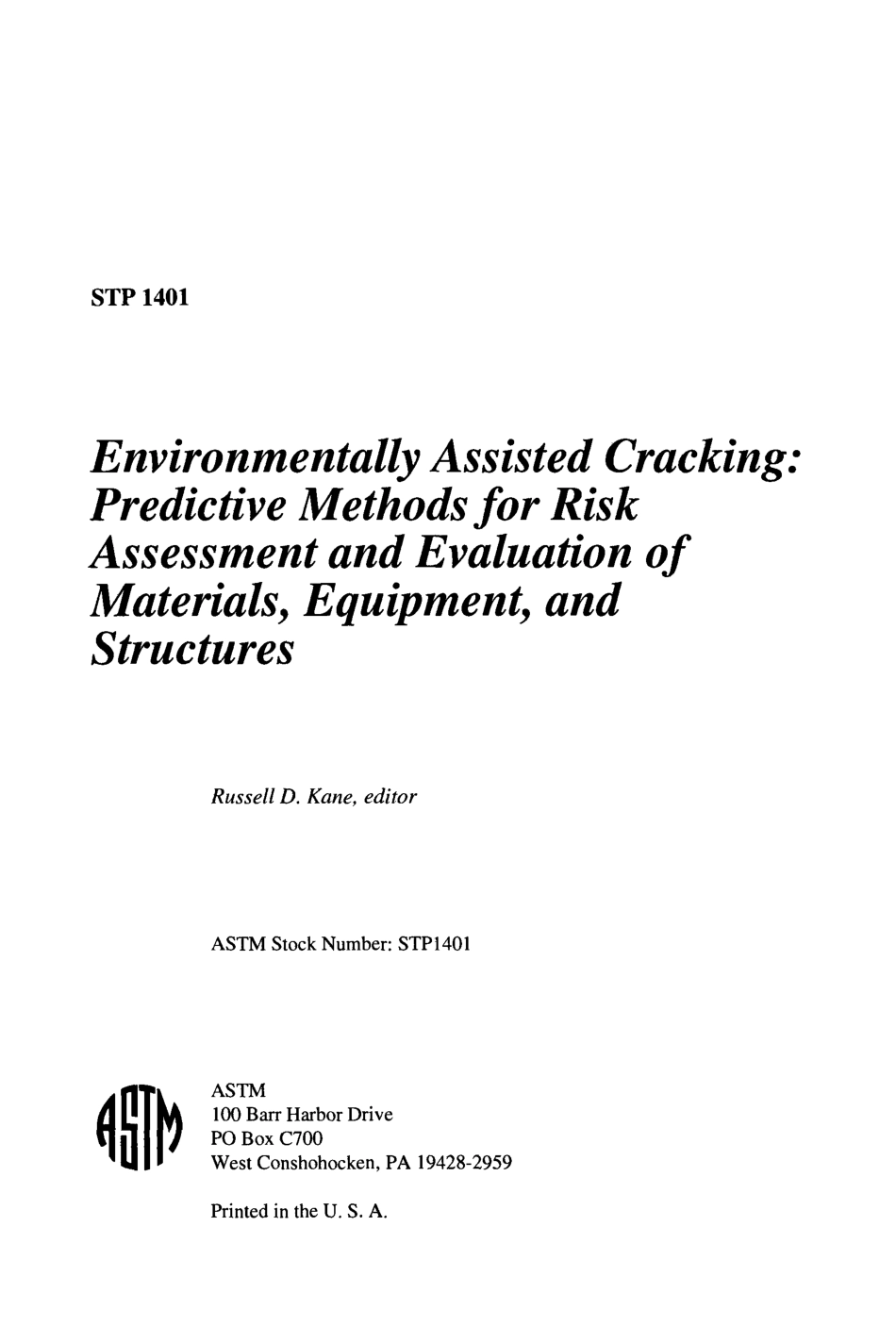 ASTM STP 1401-2000.pdf_第2页