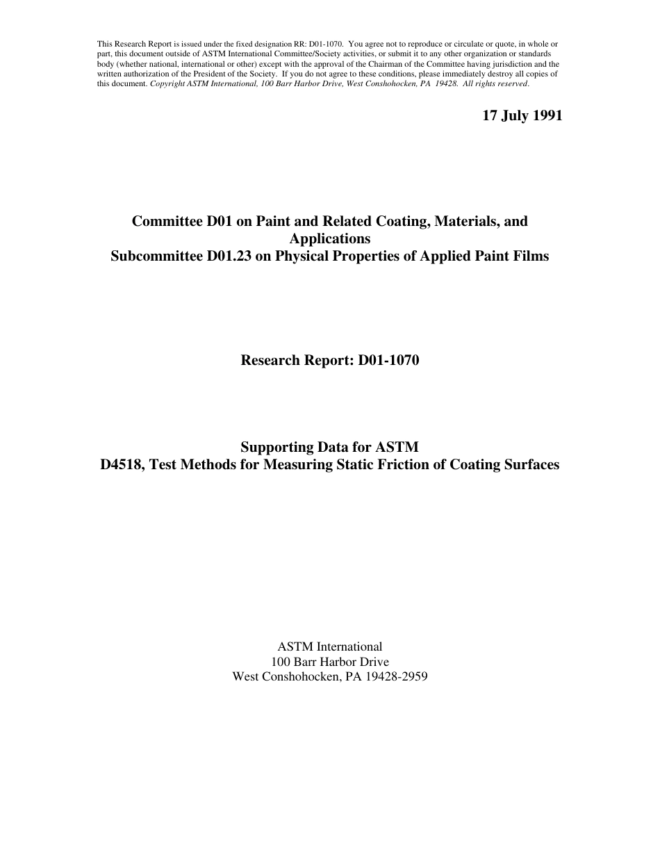 ASTM RR-D01-1070 1991.pdf_第1页