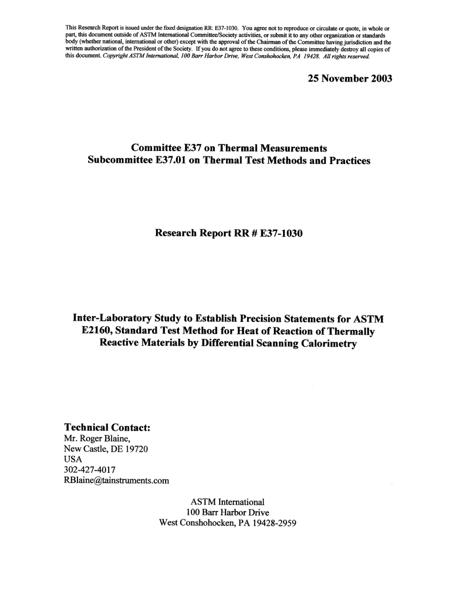 ASTM RR-E37-1030 2003.pdf_第1页