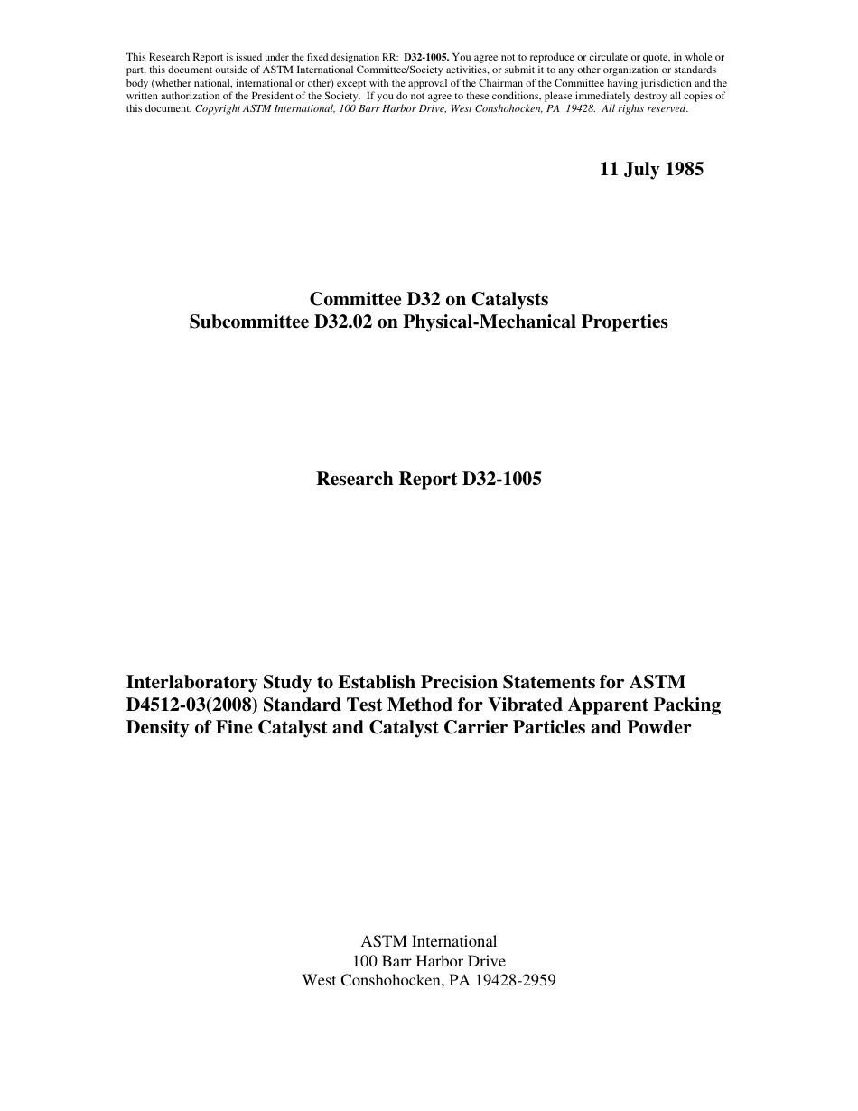 ASTM RR-D32-1005 1985.pdf_第1页