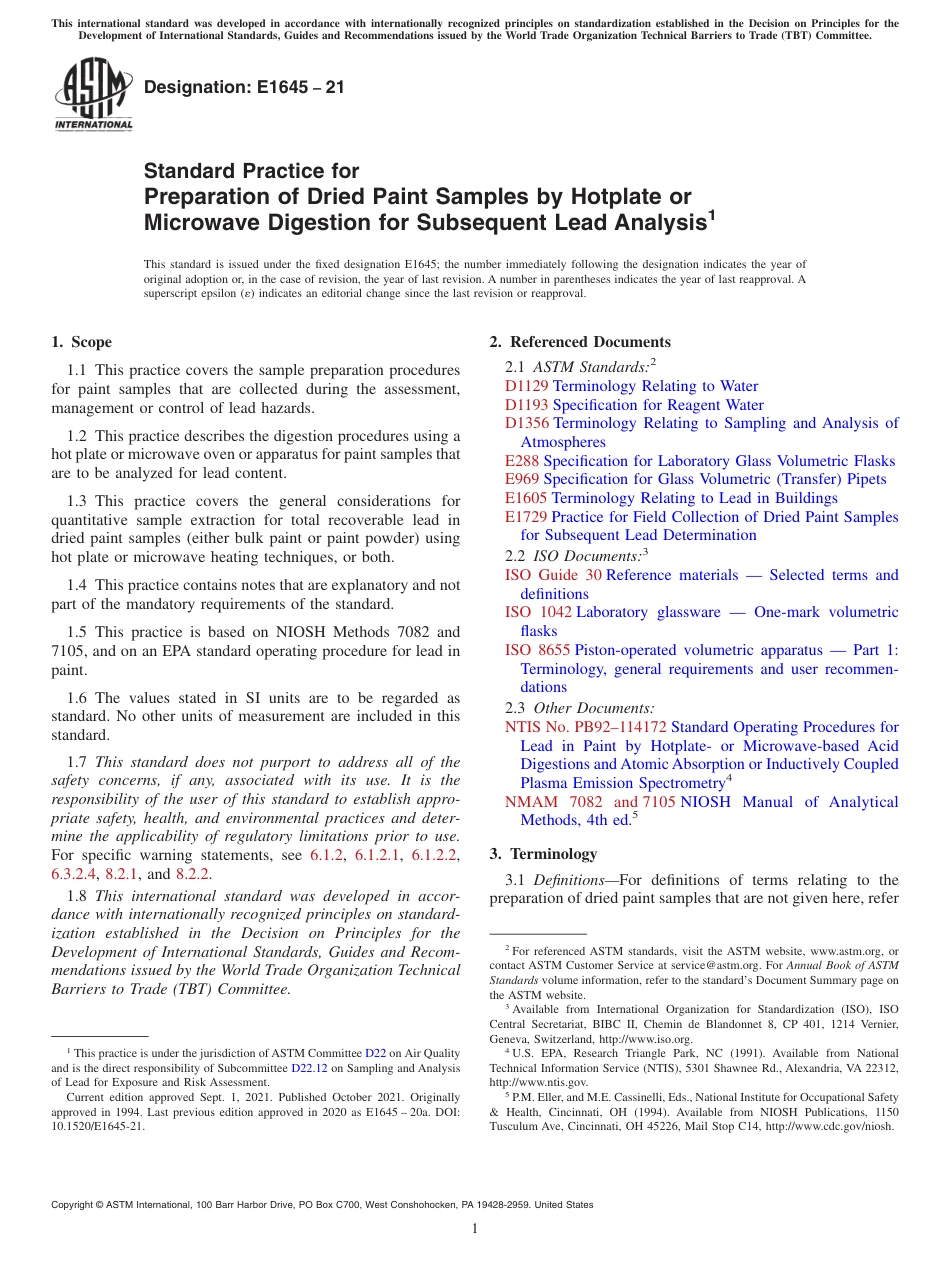 ASTM E1645 - 21.pdf_第1页