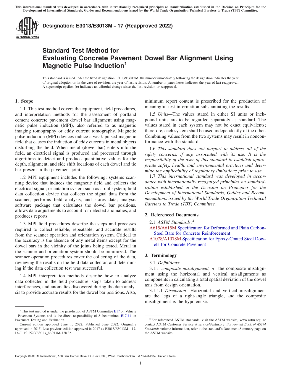 ASTM E3013 - E 3013M - 17 (2022).pdf_第1页