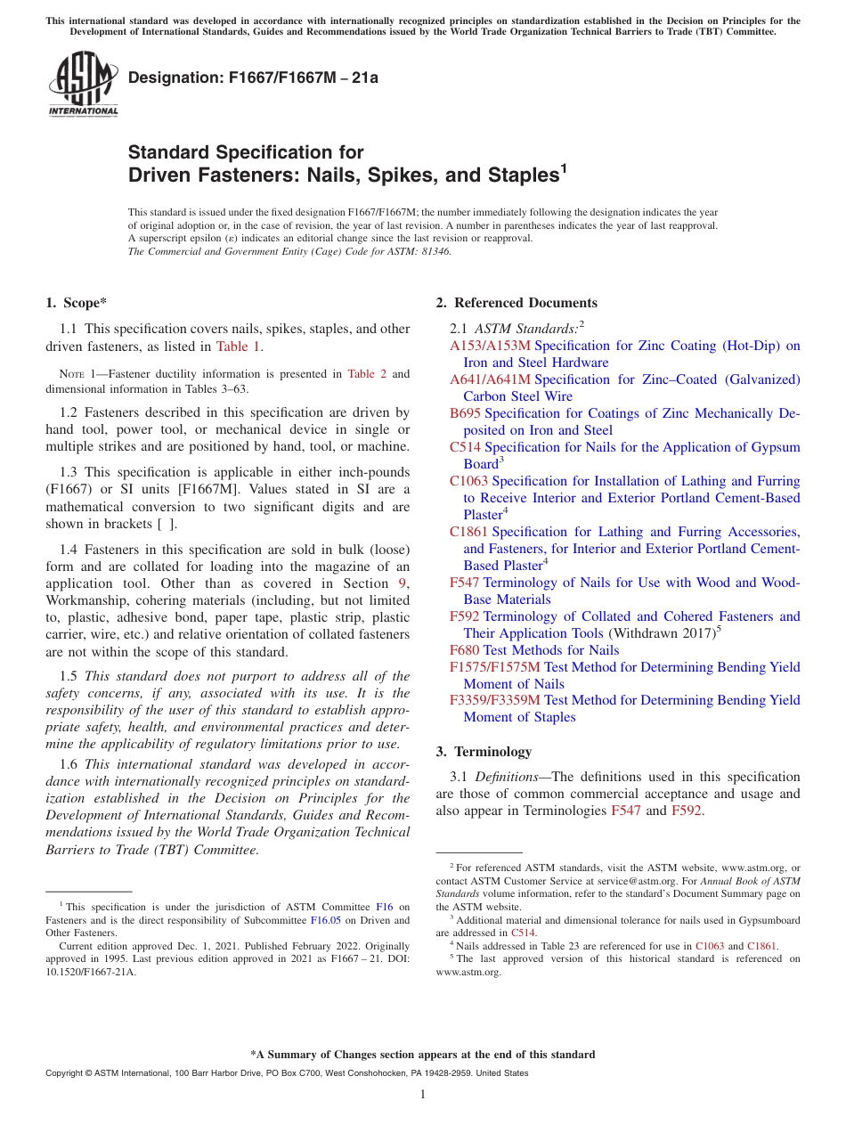 ASTM F1667 - F 1667M - 21a.pdf_第1页
